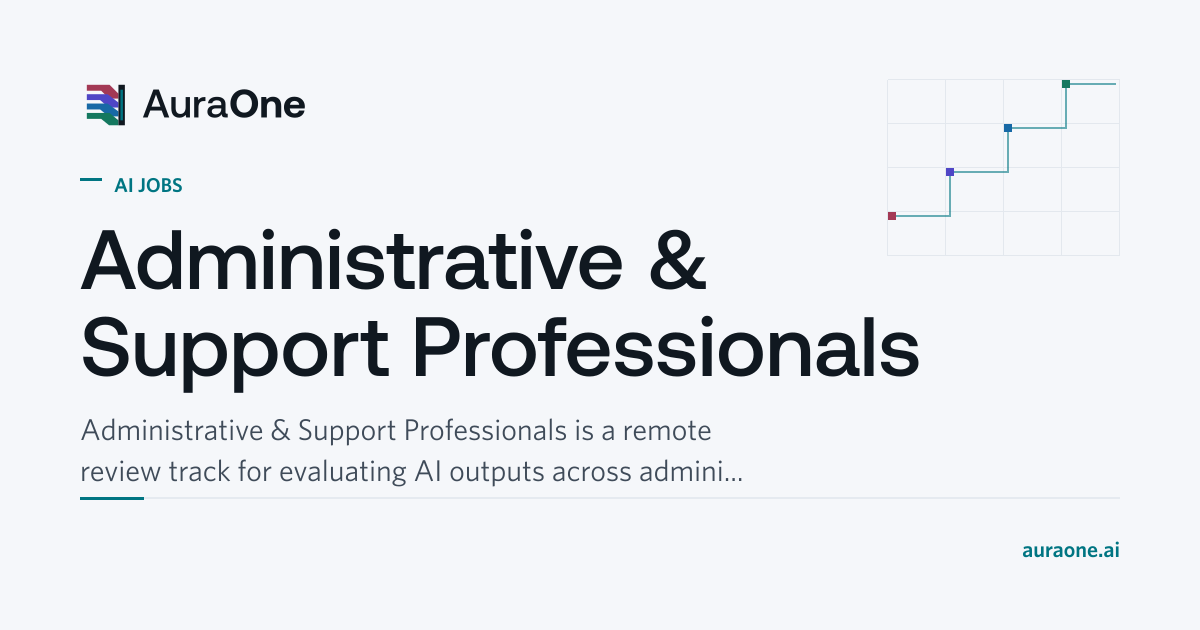 Administrative & Support Professionals | AI Jobs | AuraOne