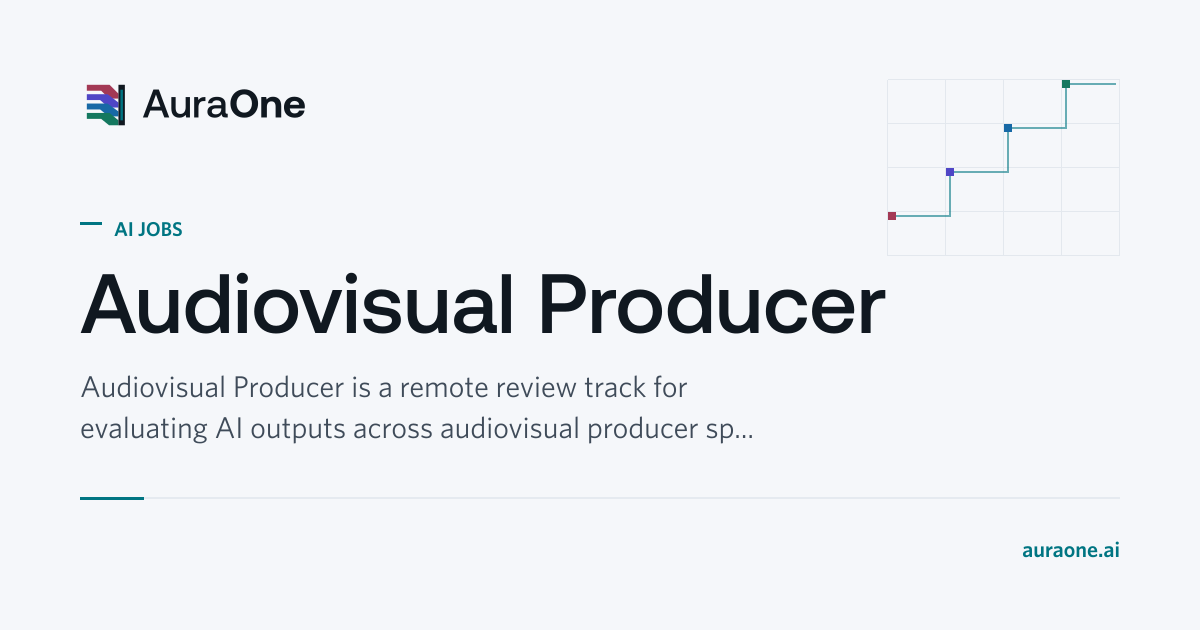 Audiovisual Producer | AI Jobs | AuraOne